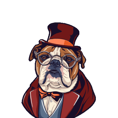 Bulldog Suit Top Hat