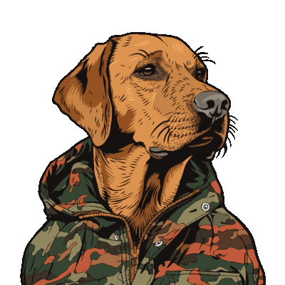 Labrador Retriever hunting jacket