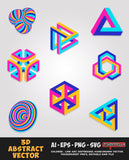 3D Abstract Vector Bundle FOR SALE
