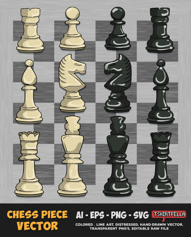 Chess Piece Vector Bundle