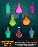 Halloween Poison Vector Bundle FOR SALE
