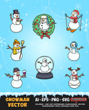 Snowman Vector Bundle