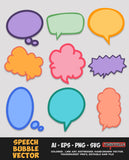 Speech Bubble Vector Bundle