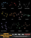 Zodiac Constellation Vector Bundle FOR SALE
