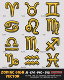 Zodiac Sign Vector Bundle